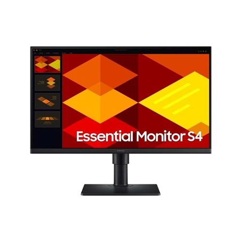 Samsung 24” Essential S4 LS24D400GAUXUF 5ms 100hz Vesa 2xHDMI DisplayPort IPS Pivot Monitör