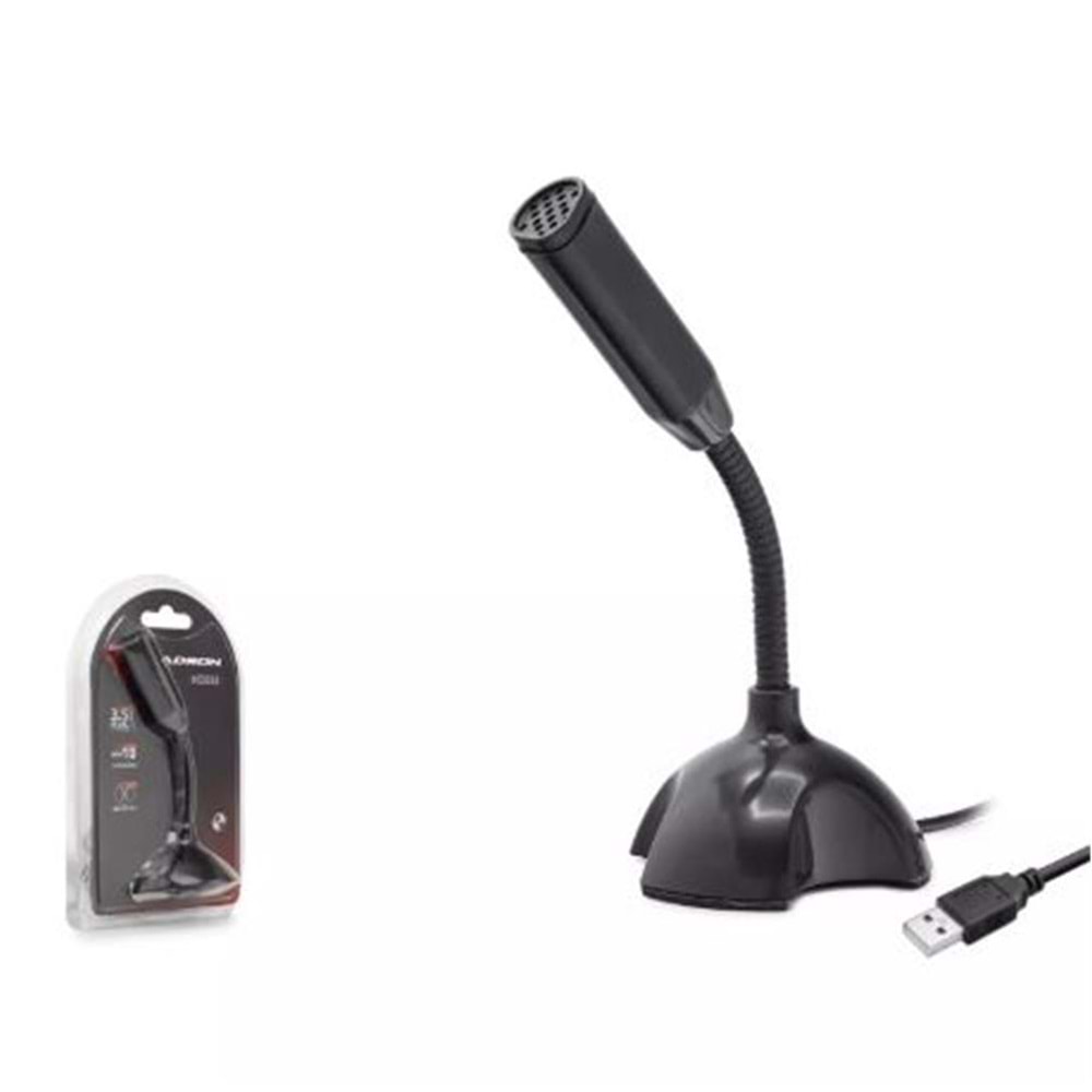 HADRON HDX2751 BİLGİSAYAR MİKROFONU USB SİYAH