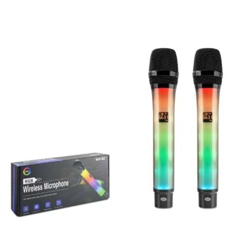 Hadron Wx-82 Kablosuz 2-Mikrofon Uhf Rgb