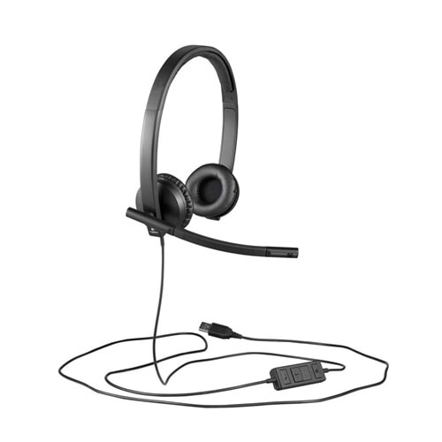 Logitech 981-000575 H570E Stereo Usb Çift Taraflı Headset Mikrofonlu Kulaklık