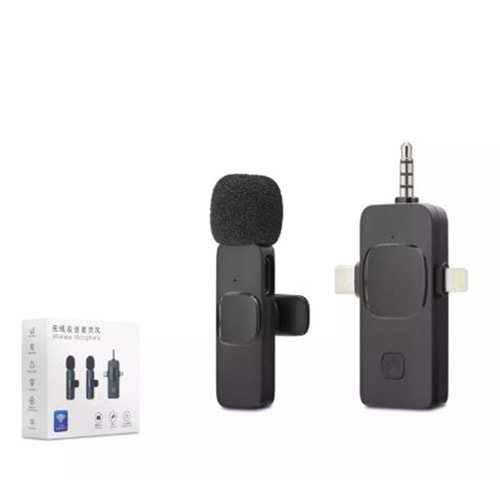 Hadron HDX2781 Kablosuz Yaka Mikrofon 3in1 (Tak ve Konuş 20 Metre Erişilebilir Resepsiyon)