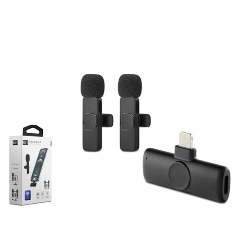 Hadron HDX2786 Kablosuz Çift Yaka Mikrofonlu Lighting Son derece hassas 20 metre erişilebilir 