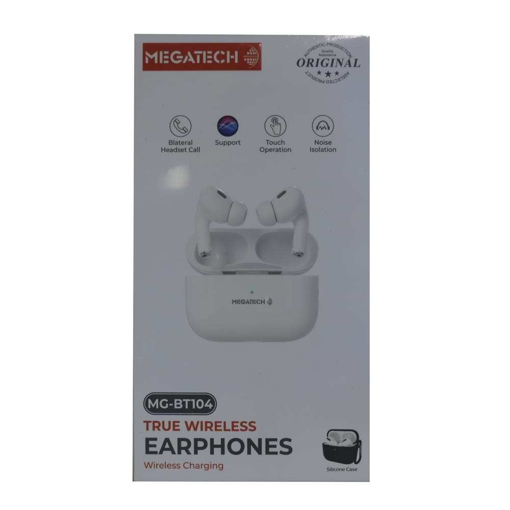 Megatech Mg-Bt104 True Earphones Bluetooth Kablosuz Kulaklık 