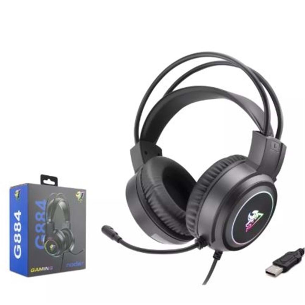 Hadron G884 Gaming Kulaklık Usb Siyah