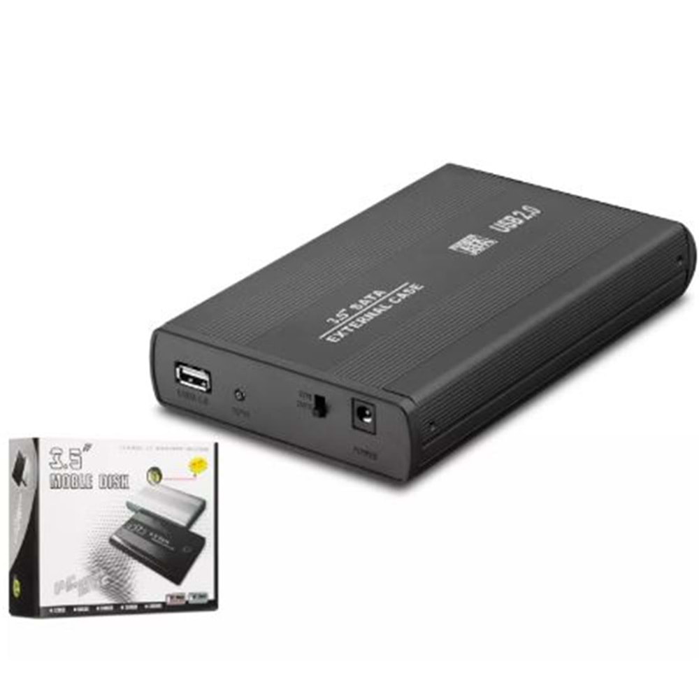 HADRON HDX1753 HDD KUTUSU USB2.0 METAL SATA 3.5