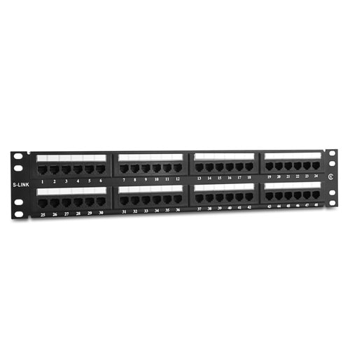 S-link SL-PC48 48 Port Cat5 Utp Patch Panel