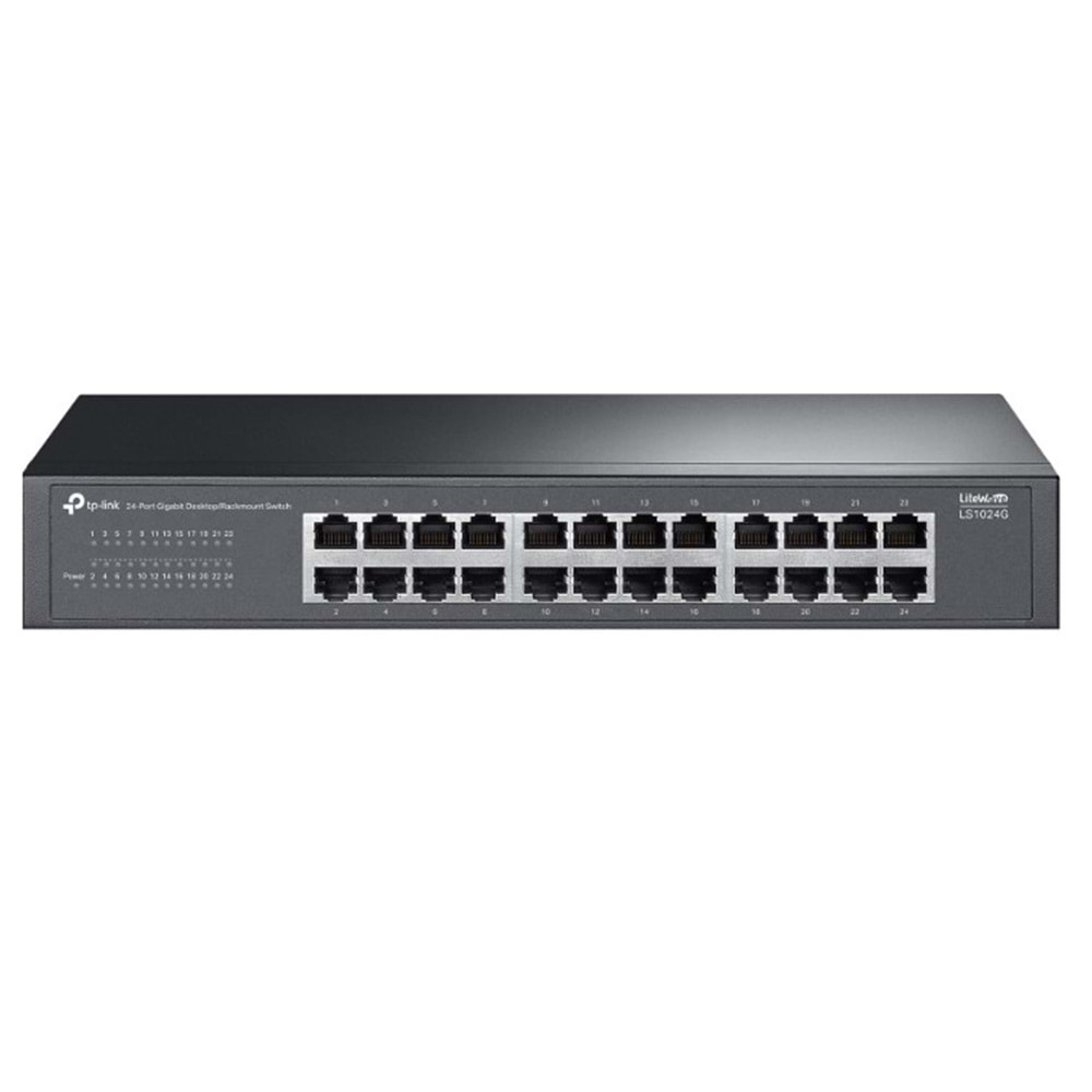 Tp-Link LS1024G 24 Port 10-100-1000 Mbps Switch Metal Kasa