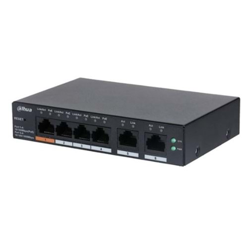 Dahua CS4006-4ET-60 4FE PoE Port (60W), 2GE Uplink Cloud Managed Switch