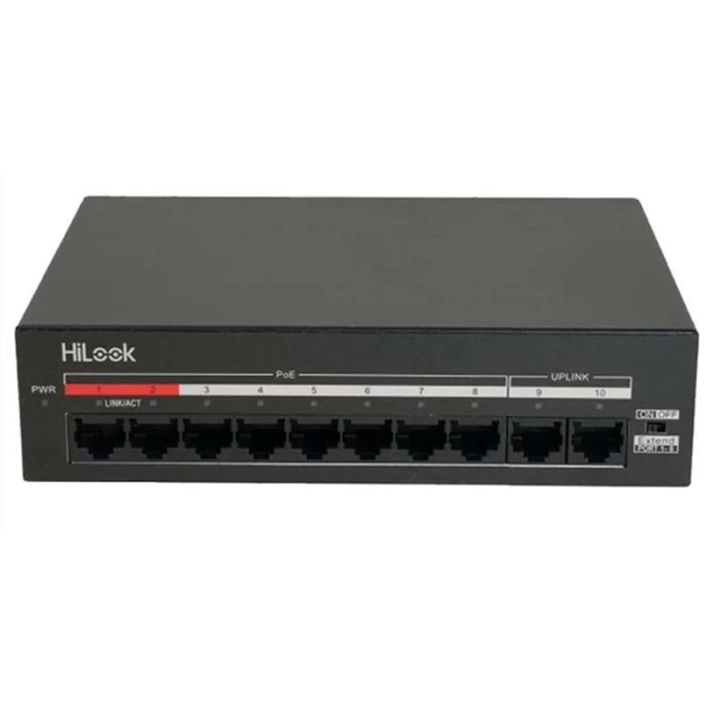 Hilook NS-0110MP-60 8 Port PoE, 60W, +2 Port Megabit Uplink Switch