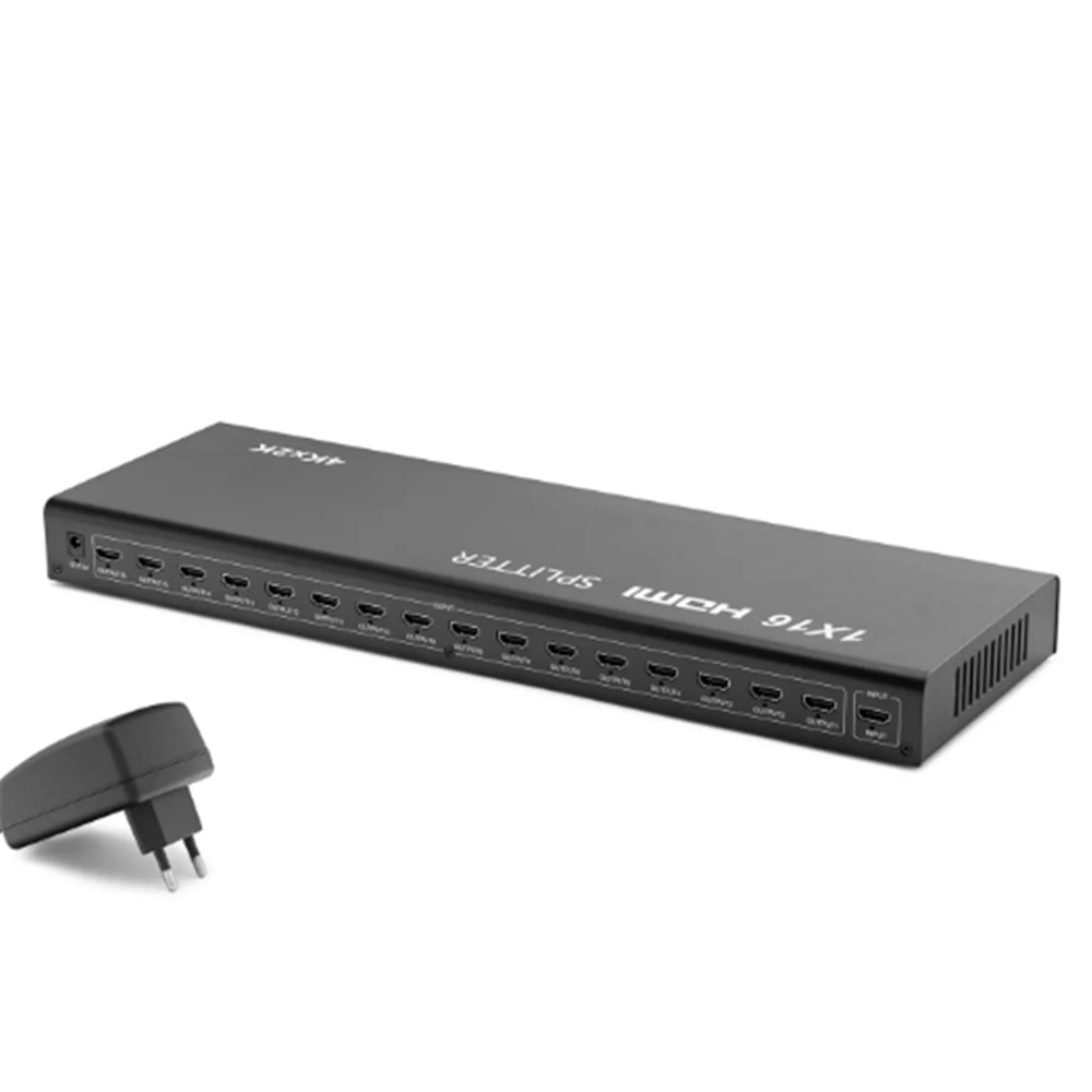 Hadron Hdx1293 16 port Hdmi Splitter 1.4V 1080P 3D 1-In 16-Out Siyah