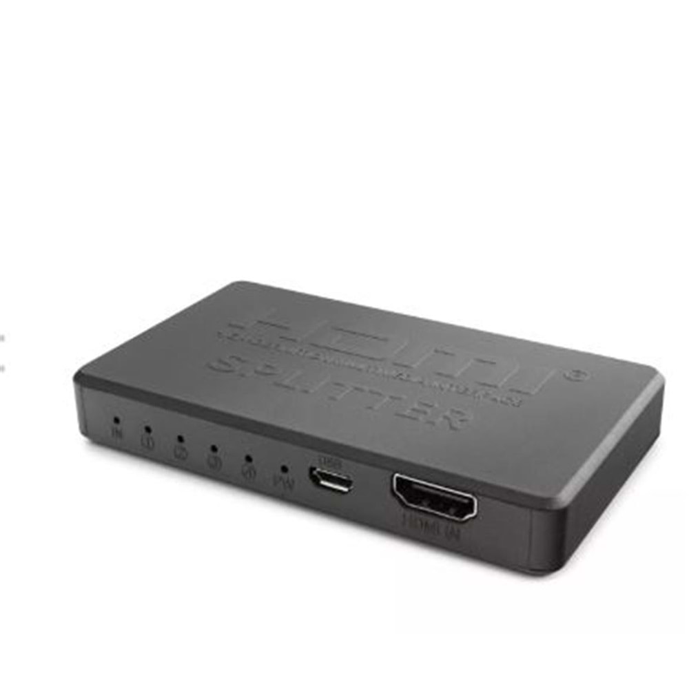 Hadron Hdx1372 Hdmi Splitter 4Port 4K-20 With Usb Power Cable