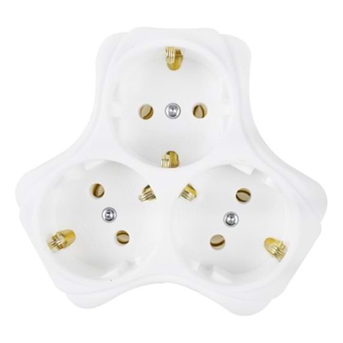 Almera Yonca 3lü Beyazı Topraklı Fiş 