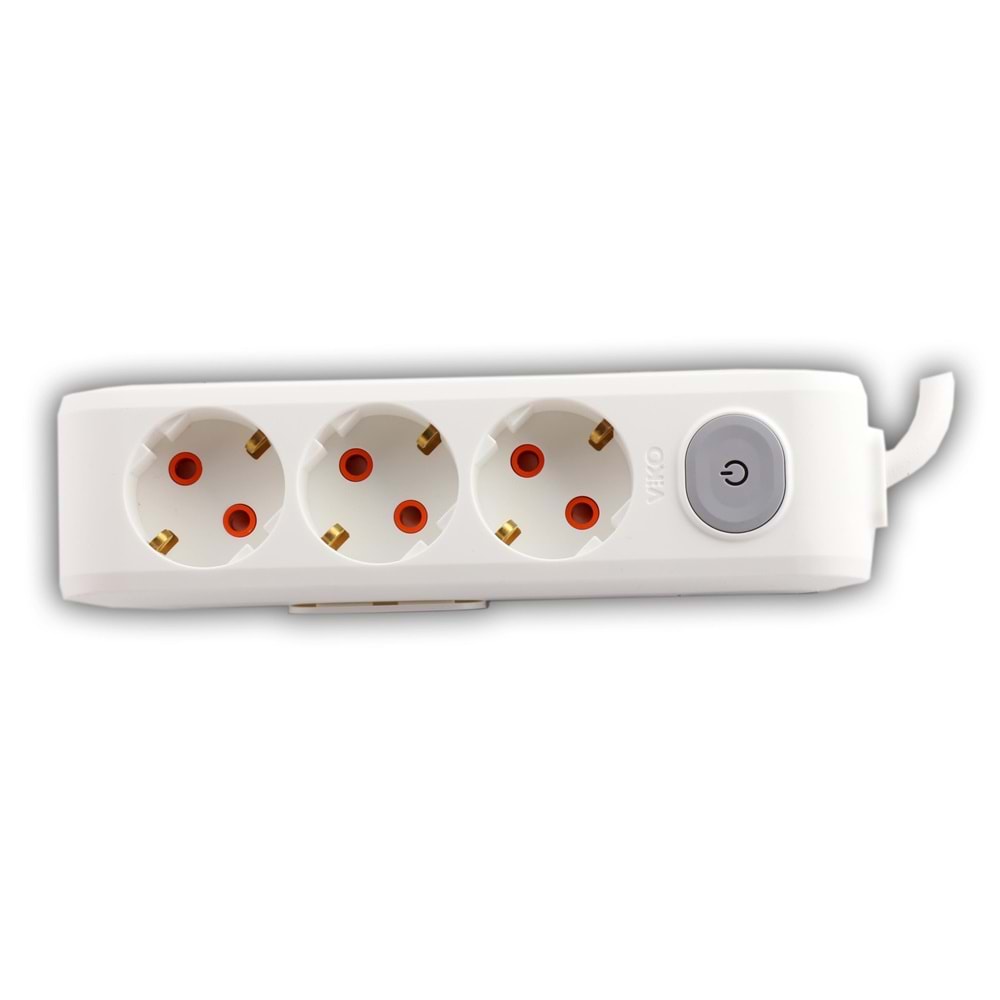 Viko Multı-Let Vm31ANH 3lü 1mt Anahtarlı Çocuk Korumalı Priz (90117301)
