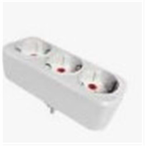 Mutlusan 3li Topraklı Fiş,Priz Düz Tip (001 170 033005 00 00 )