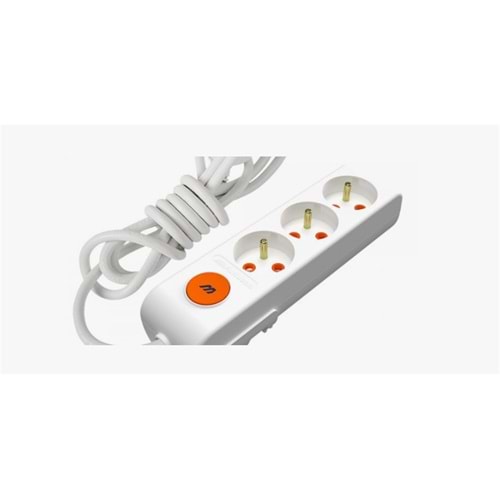 Mutlusan Rı-Tech 3lü 5mt Anahtarlı Ups 001 175 340002 05 00 Grup Priz