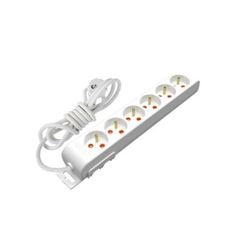 Mutlusan Rı-Tech 6lı 3Mt Ups 001 175 630002 03 00 Topraklı Grup Priz