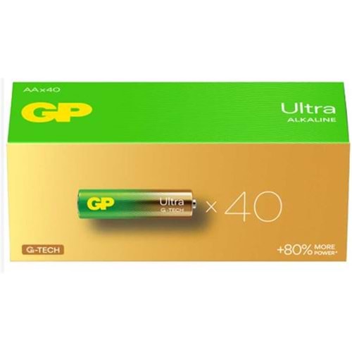 GP G-Tech LR6 AA Boy Ultra Alkalin Kalem Pil 40'lı Paket GP15AU-2B40