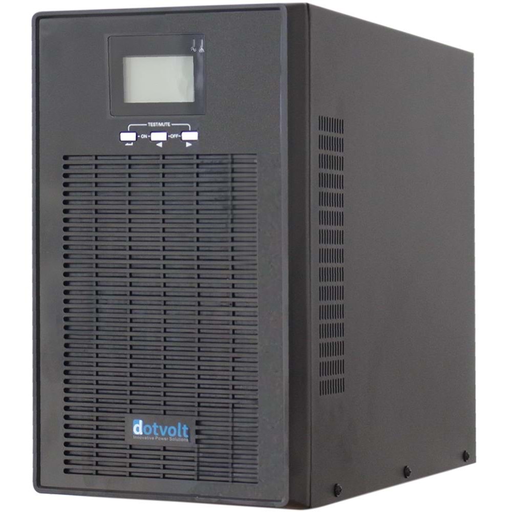 DOTVOLT VOLT MN PLUS 3 KVA 1-1 ONLINE UPS-6 X 12V 7AH PF;1