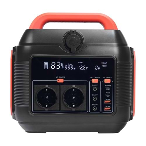 S-link OPS600 600W 160.000mAh 576Wh LED Lambalı Saf Sinüs Multi-Output LCD Taşınabilir Güç Kaynağı