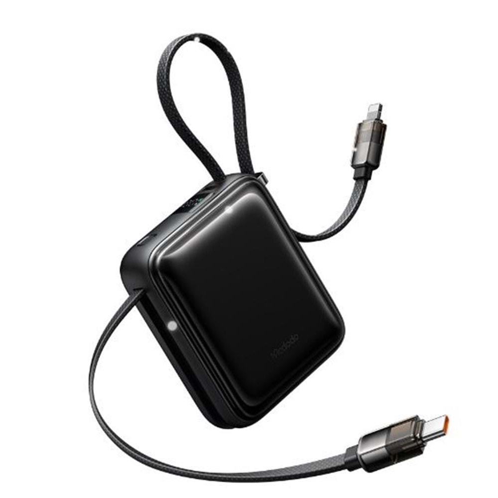 MCDODO MC-2550 10000mAh 22.5W Dahili Kablolu Mini Powerbank