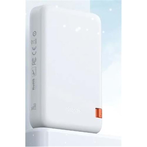 MCDODO MC-5100 15W 10000mAh STANDLI MANYETİK KABLOSUZ POWERBANK- Beyaz