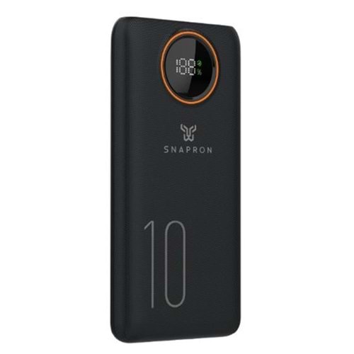 Snapron SNP-3012 10.000 Mah LCD Ekran Dahili Kablolu 22.5w Hızlı Şarj Powerbank