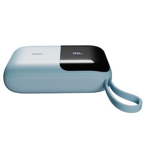 S-link P109M 10000mAh 5W Mavi LCD Taşınabilir Pil Şarj Cihazı Powerbank