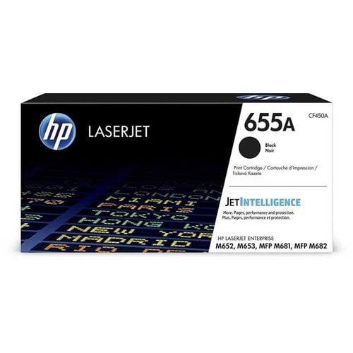 HP 655A Black Siyah 12.500 Sayfa Toner CF450A