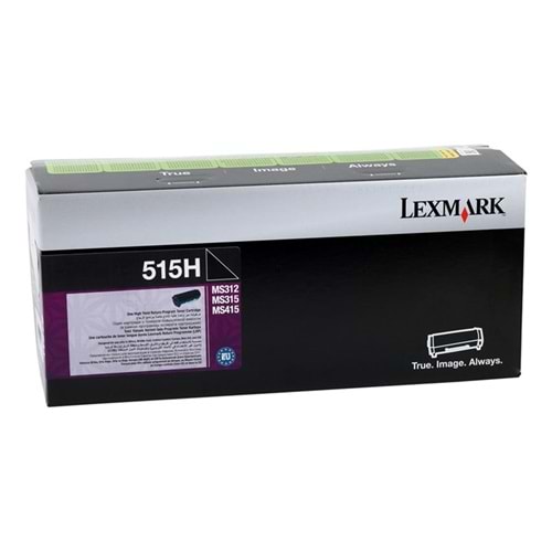 Lexmark 51F5H00 (515H) 5.000 Sayfa Black Siyah Toner MS312-315-415