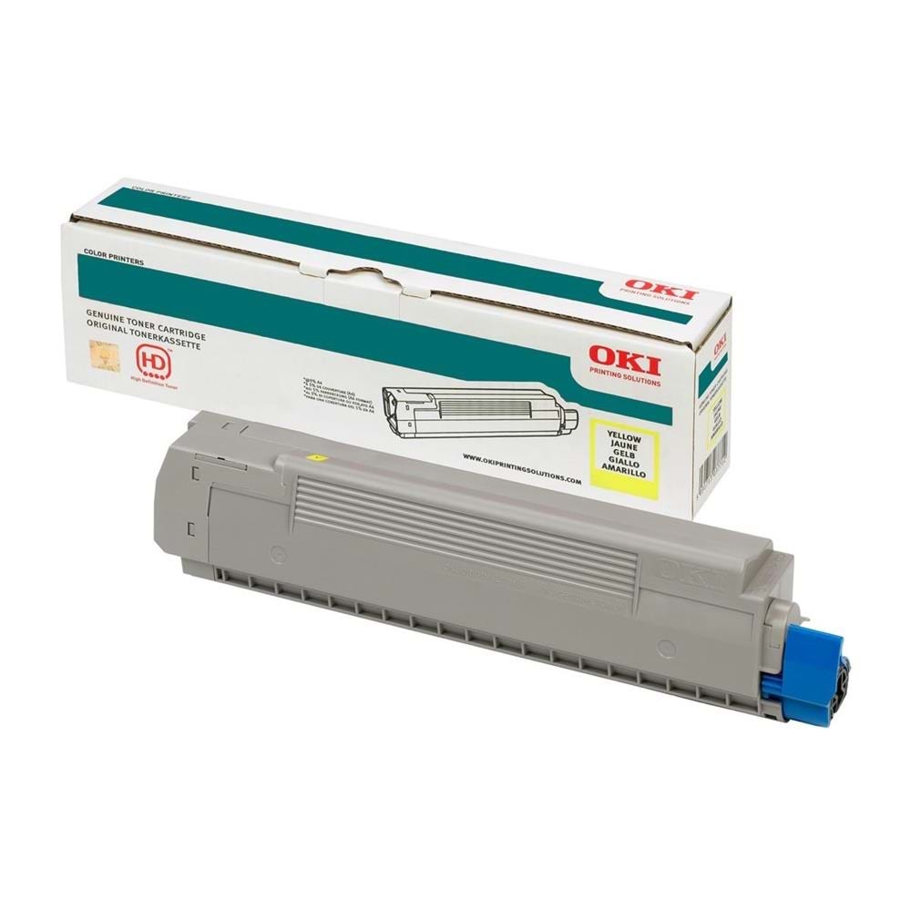 OKI 45862814 SARI TONER-Y MC873 MC883 10.000 SAYFA