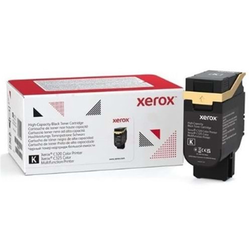 Xerox 006R04835 C320-C325 Yüksek Kapasite Black Siyah Toner 8.000 Sayfa