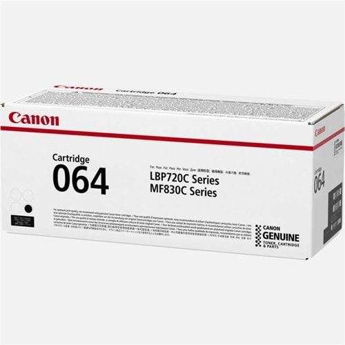 Canon CRG-064 BK Black Siyah 6.000 Sayfa Toner MF832