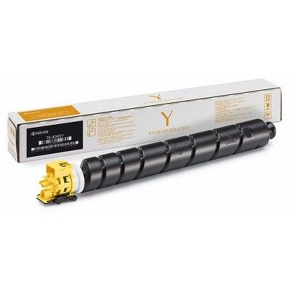 Kyocera TK-8345Y Yellow Sarı Orjinal Fotokopi Toneri Taskalfa 2552-2553ci 12.000 Sayfa