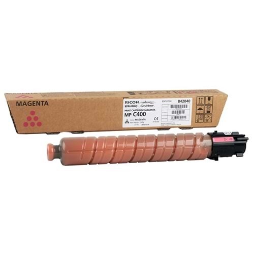 Ricoh MP C400 Magenta Kırmızı Orjinal Fotokopi Toneri MP C300-401 10.000 Sayfa 