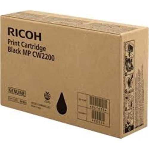 Ricoh MP CW2200 Black Siyah Orjinal Fotokopi Toneri MP CW2200 serisi100 ml.