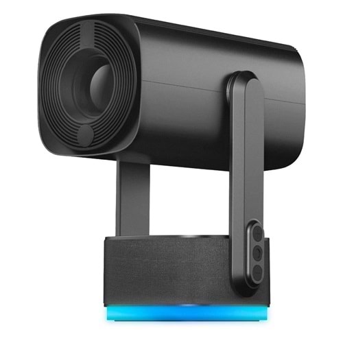 Everest PJ08 Şarjlı 5200Mah Batarya Siyah 1280-720P HD4K Destekli Android HD Projeksiyon Wifi