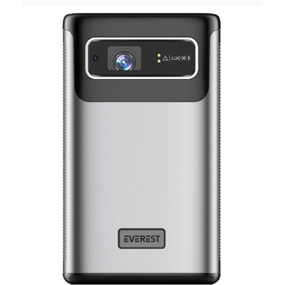 Everest PJ-DLP21 Gri 8000mAh Odaklamalı 960-540 4K 5400 Lümen Android 9.0 Dokunmatik DLP Projeksiyon