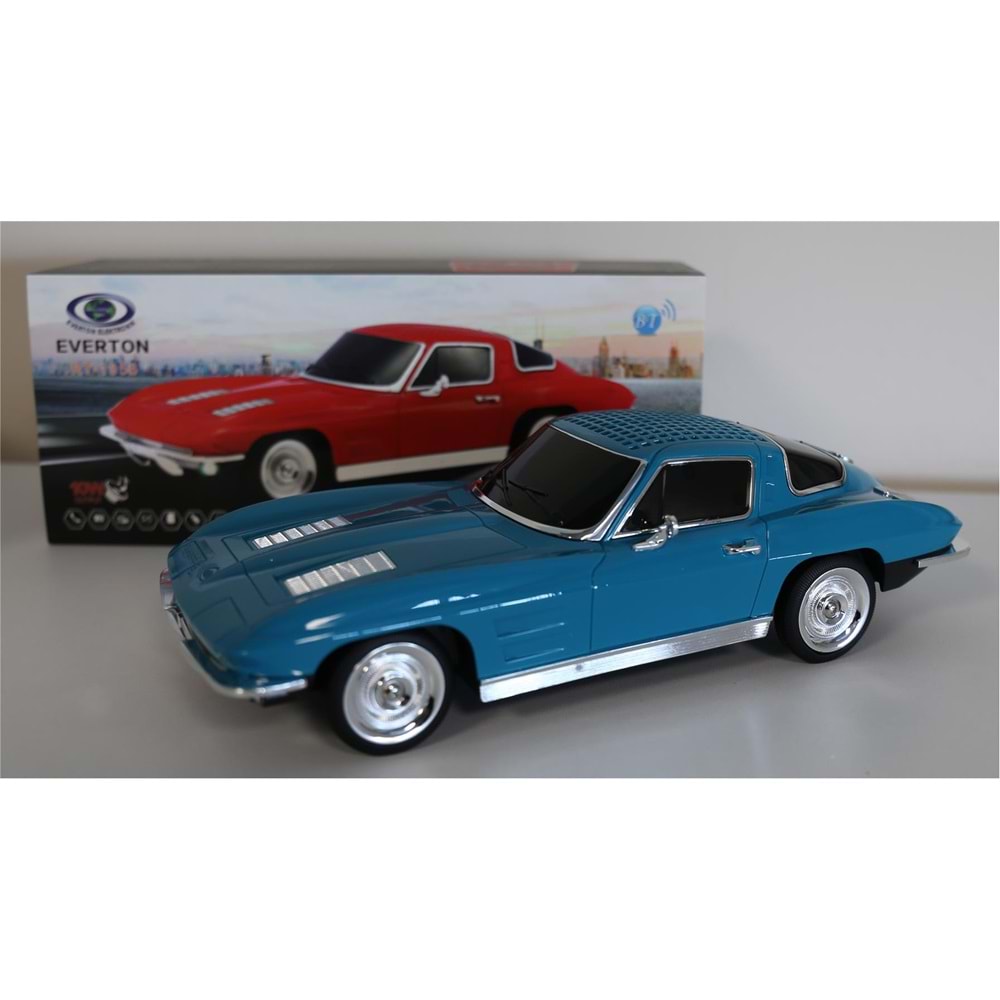 EVERTON RT-1956 Zümrüt Yeşili (Emerald) Arabalı Bluetooth Fm-Usb-Tf-Aux Şarjlı Nostaljik Radyo