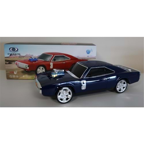 EVERTON RT-1959 Dark Blue Arabalı Bluetooth Fm-Usb-Tf-Aux Şarjlı Nostaljik Radyo