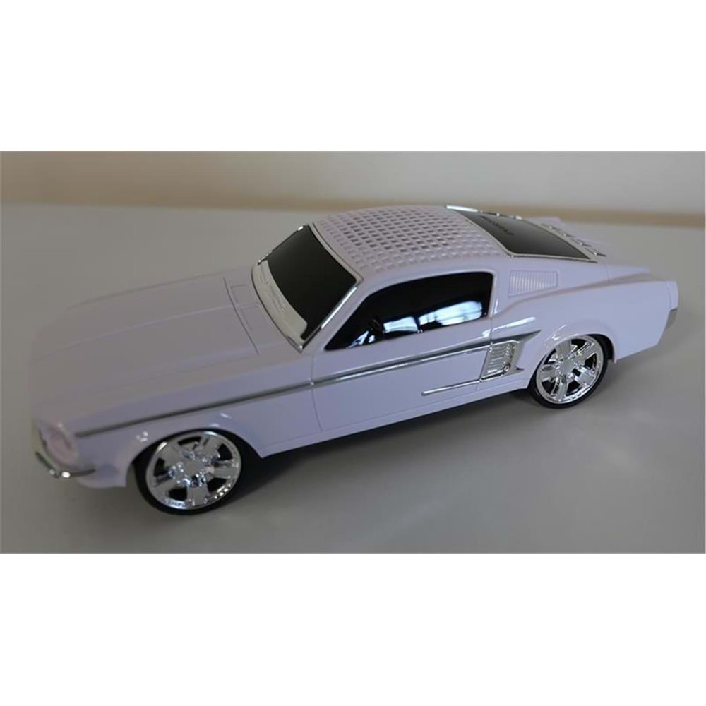 EVERTON RT-1951 Beyaz Arabalı Bluetooth Fm-Usb-Tf-Aux Şarjlı Nostaljik Radyo