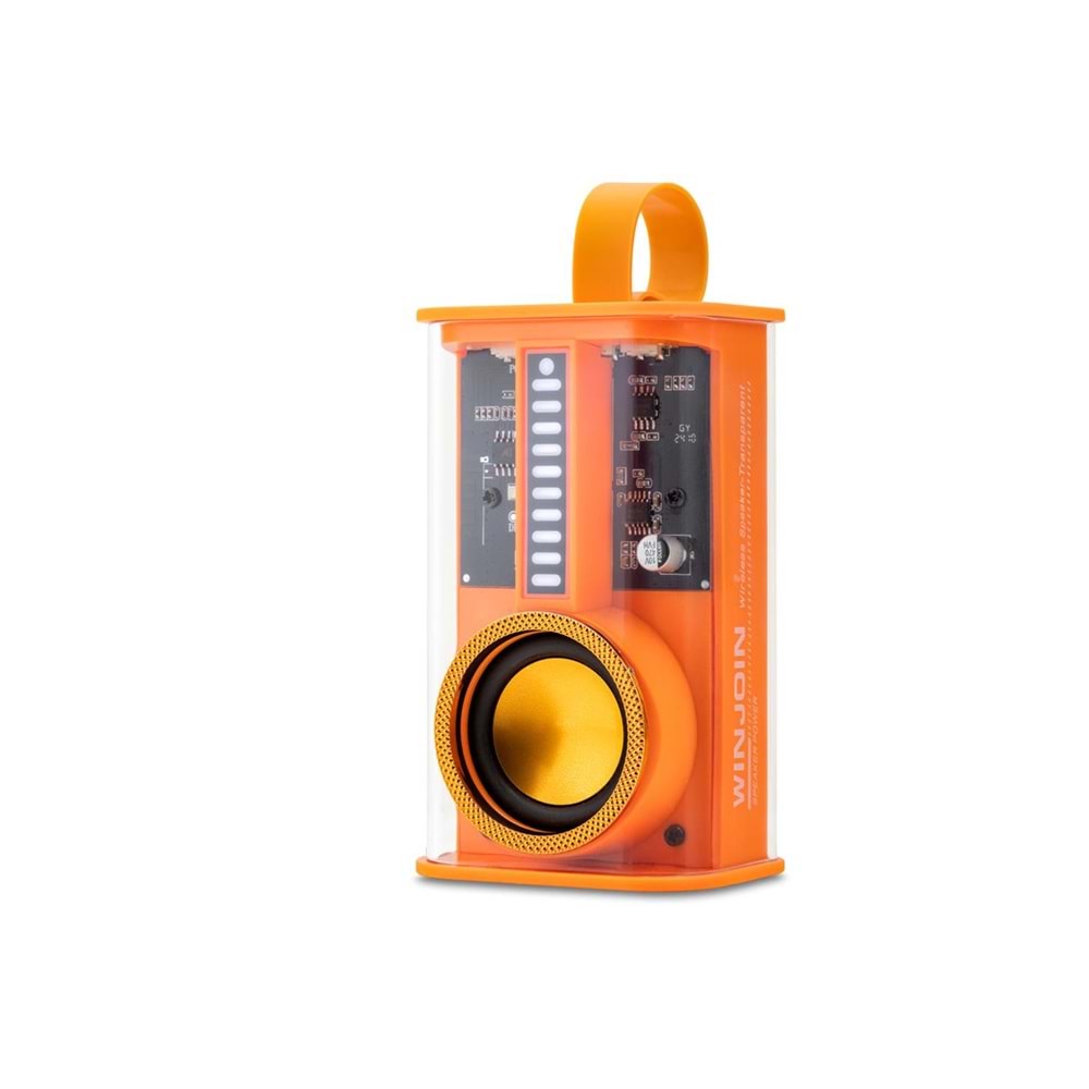 Hadron K07PRO Turuncu Bluetooth Speaker 5W 102-61-47MM 