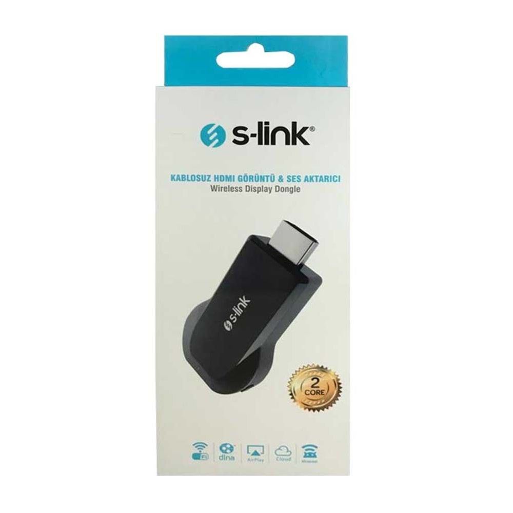 S-link SL-WH25 Kablosuz HDMI Görüntü+Ses Aktarıcı 