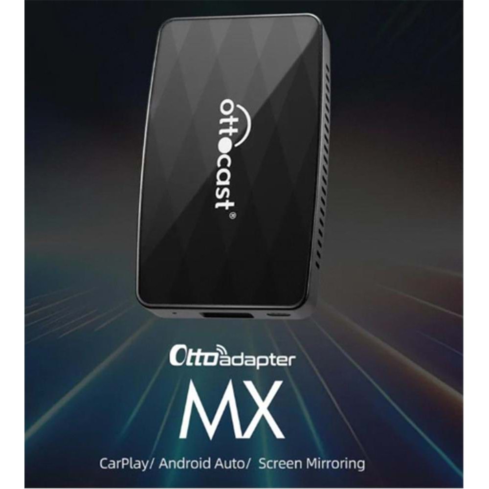 Ottocast Mx 3 In 1 Android Oto - Apple Carplay & Airplay Kablosuz Wirelles Adaptör (