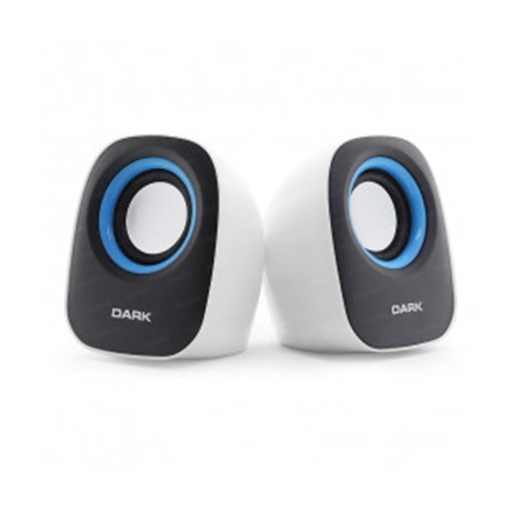 Dark DK-AC-SP100 Beyaz 1+1 Multimedia USB Speaker