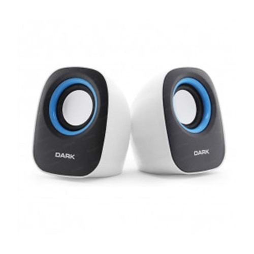 Dark DK-AC-SP100 Beyaz 1+1 Multimedia USB Speaker