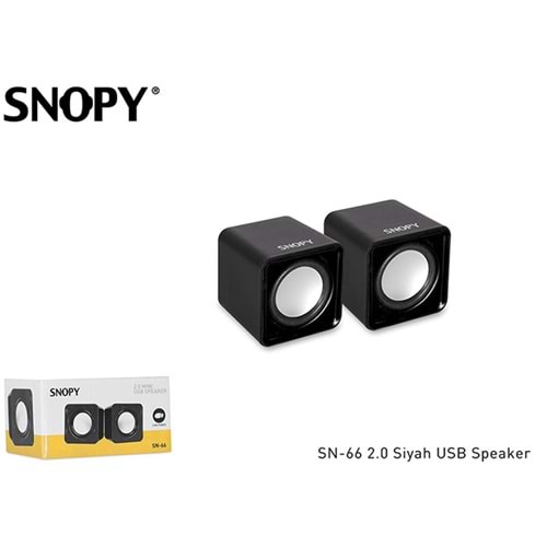 Snopy SN-66 2.0 Beyaz USB Speaker