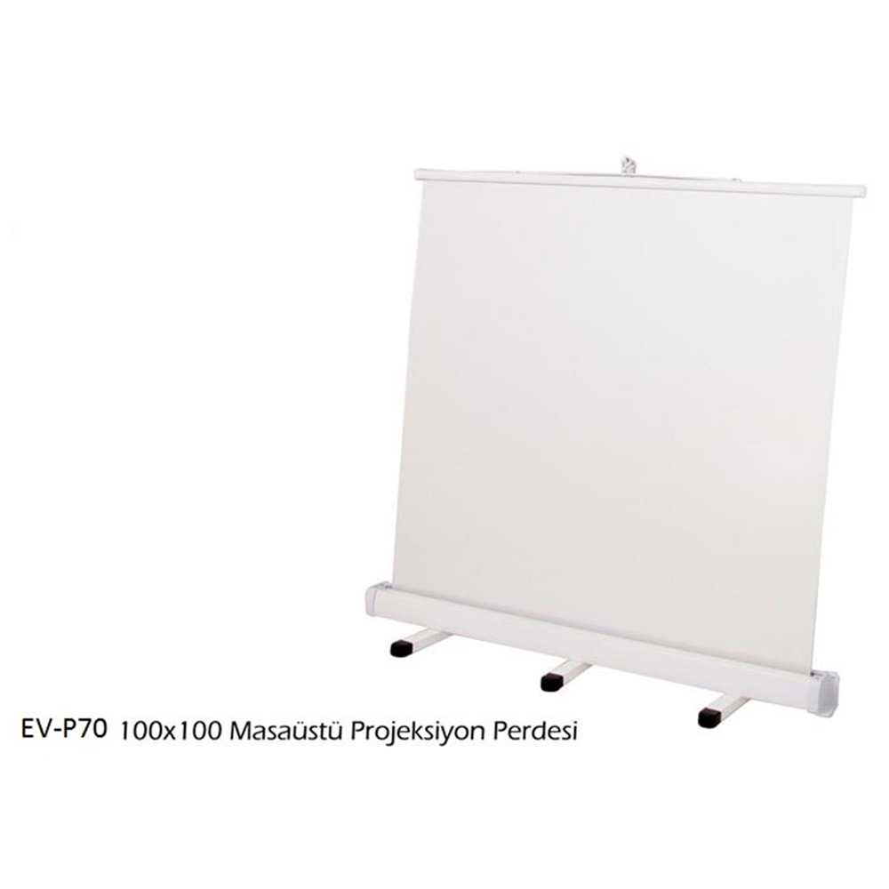100-100 Masaüstü Portatif Projeksiyon Perdesi 