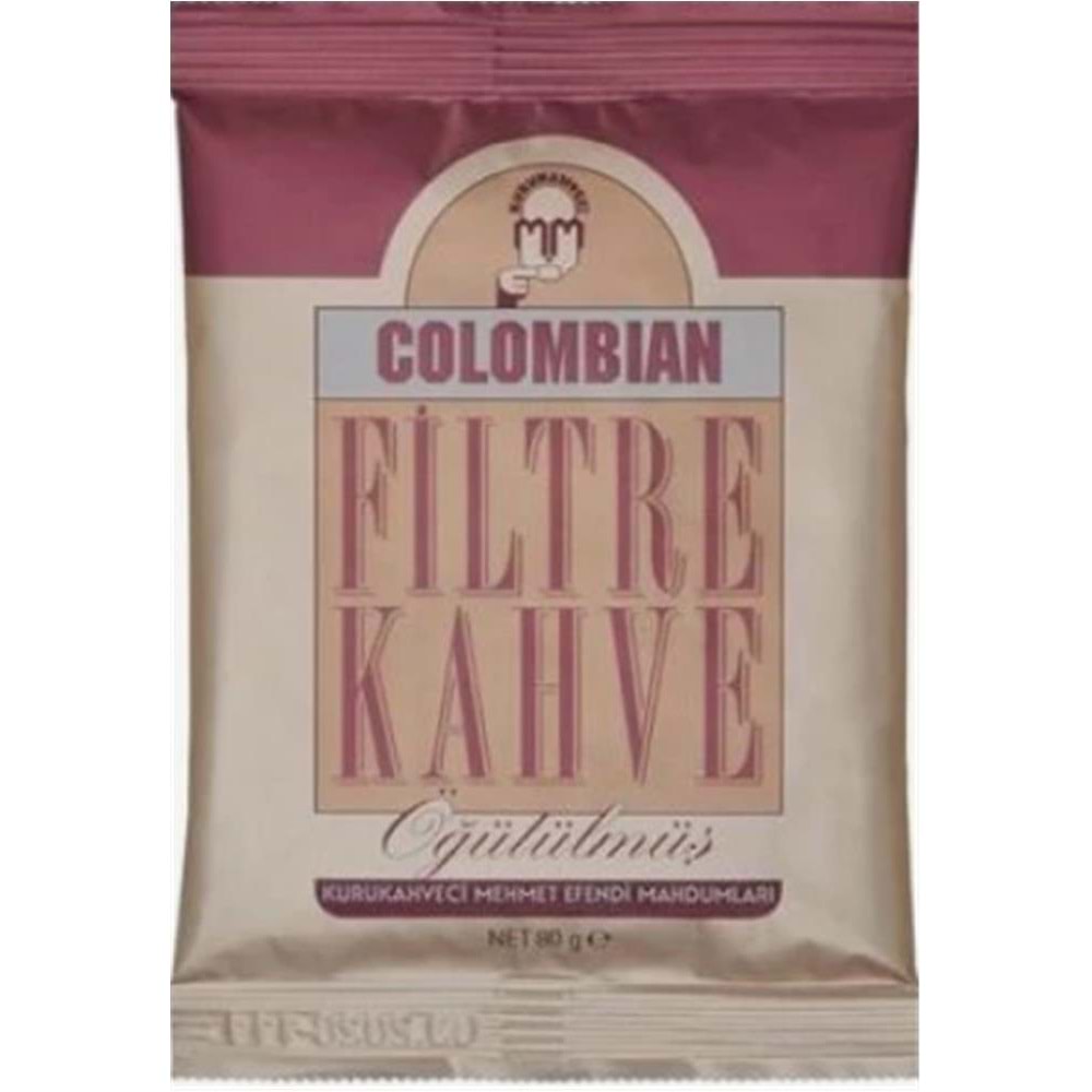 Mehmet Efendi 80gr Colombıan Filtre (Öğütülmüş)