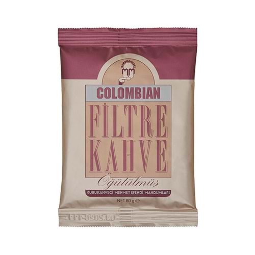 Mehmet Efendi Colombıan Filtre Kahve 80Gr