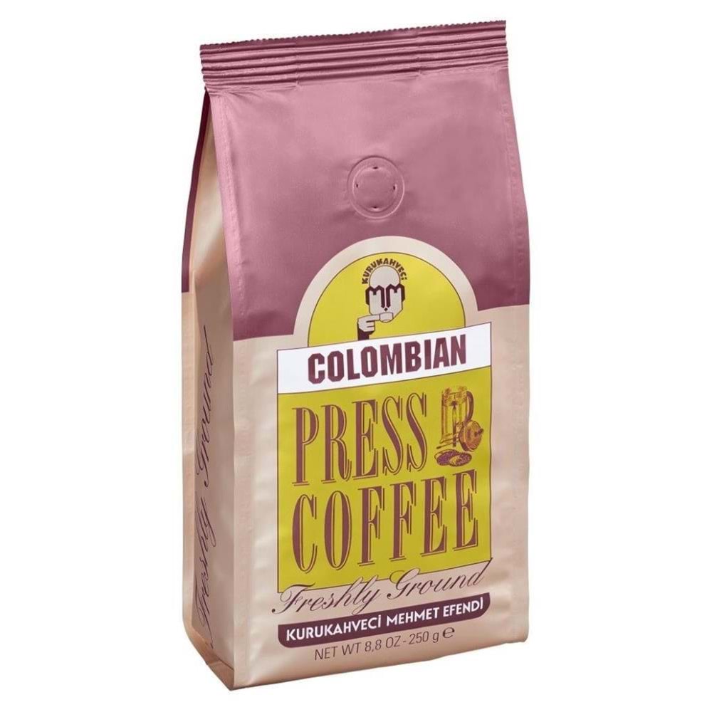 Mehmet Efendi 250GR Colombian Press Coffee ( Freshly Ground )